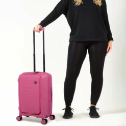 IT Luggage Spontaneous II - Cabin With Pocket (Azalea Pink) -IT Luggage Sales Shop it Luggage MAR23 04 V2 PINK
